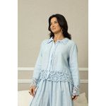 CAMISA LINA CJ AZUL BEBE