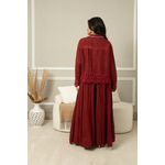 CAMISA LINA CJ BORDO