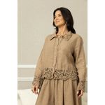 CAMISA LINA CJ CARAMELO