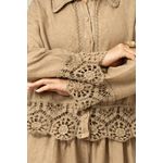 CAMISA LINA CJ CARAMELO