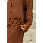 CAMISA LÓTUS CJ TERRA COTA 