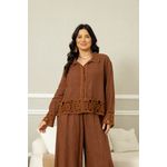 CAMISA LÓTUS CJ TERRA COTA 