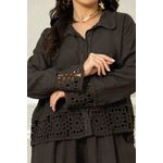 CAMISA LÓTUS CJ CHOCOLATE