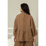 Camisa Milka Linho CJ CAPUCCINO