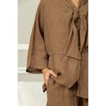 Camisa Milka Linho CJ CAPUCCINO