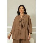 Camisa Milka Linho CJ CAPUCCINO