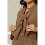 Camisa Milka Linho CJ CAPUCCINO