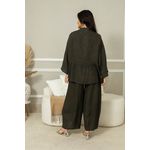 Camisa Milka Linho CJ MILITAR ESCURO