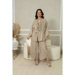 Camisa Milka Linho CJ BEGE