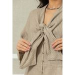 Camisa Milka Linho CJ BEGE