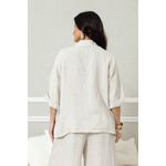 Camisa Bia CJ Linho BEGE