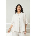 Camisa Bia CJ Linho BEGE