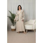 VESTIDO ANA COM CASAQUETO ANA BEGE