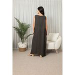 VESTIDO ANA COM CASAQUETO ANA MARROM