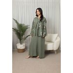 VESTIDO ANA COM CASAQUETO ANA MILITAR