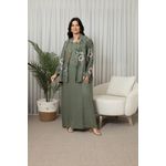 VESTIDO ANA COM CASAQUETO ANA MILITAR