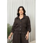 JAQUETA LORETA CJ MARROM