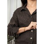 JAQUETA LORETA CJ MARROM