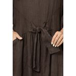 VESTIDO MIRELA MARROM