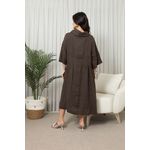 VESTIDO MIRELA MARROM