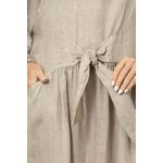 VESTIDO MIRELA BEGE ESCURO