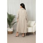 VESTIDO MIRELA BEGE ESCURO