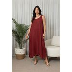 VESTIDO NARUNA BORDO