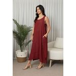 VESTIDO NARUNA BORDO