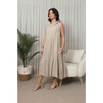 VESTIDO SAMELA BEGE ESCURO
