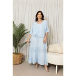 VESTIDO AUREA AZUL BEBE
