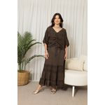 VESTIDO AUREA CHOCOLATE