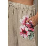 CALÇA ONARA CJ BEGE ESCURO