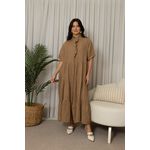 VESTIDO JAQUELINE CARAMELO