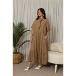 VESTIDO JAQUELINE CARAMELO