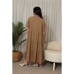 VESTIDO JAQUELINE CARAMELO