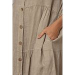 VESTIDO JAQUELINE BEGE