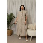 VESTIDO JAQUELINE BEGE