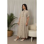 VESTIDO JAQUELINE BEGE