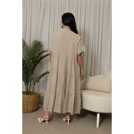 VESTIDO JAQUELINE BEGE