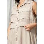 CHEMISE AYLA BEGE ESCURO