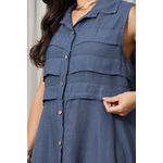 CHEMISE AYLA JEANS ESCURO 