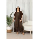 VESTIDO DELICATA CHOCOLATE