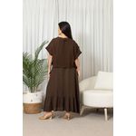 VESTIDO DELICATA CHOCOLATE