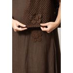 VESTIDO DELICATA CHOCOLATE