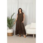 VESTIDO DELICATA CHOCOLATE