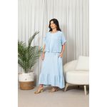 VESTIDO DELICATA AZUL BEBE