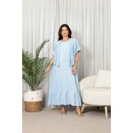 VESTIDO DELICATA AZUL BEBE