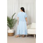 VESTIDO DELICATA AZUL BEBE