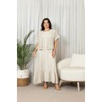 VESTIDO DELICATA BEGE