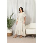 VESTIDO DELICATA BEGE